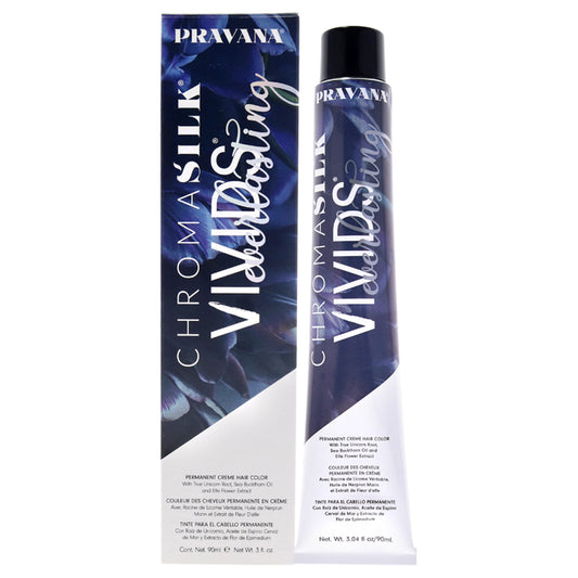ChromaSilk Vivids Everlasting Permanent - Violet Reign by Pravana for Unisex - 3 oz Hair Color