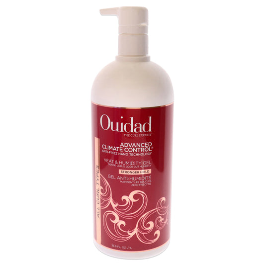 Advanced Climate Control Heat and Humidity Gel - Strong Hold by Ouidad for Unisex - 33.8 oz Gel