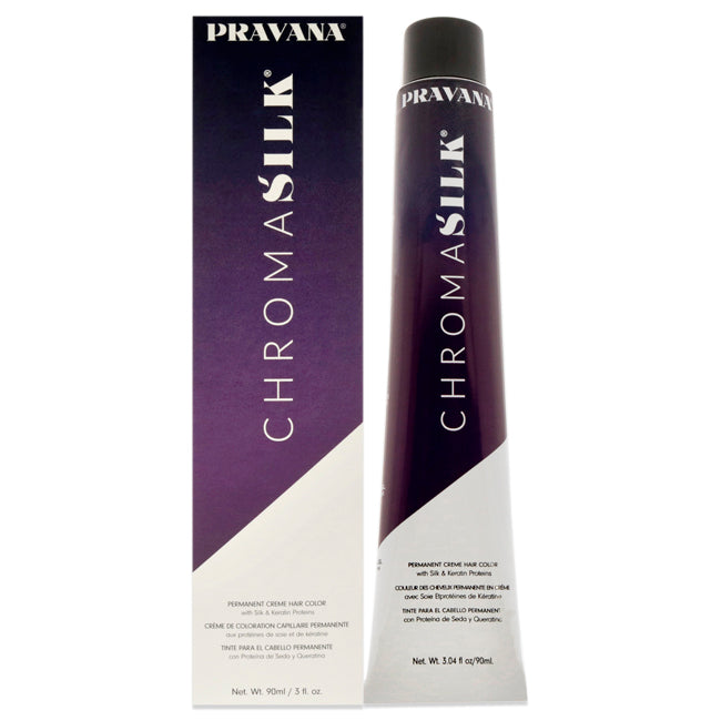 ChromaSilk Creme Hair Color - 7.40 Bright Copper Blonde by Pravana for Unisex - 3 oz Hair Color