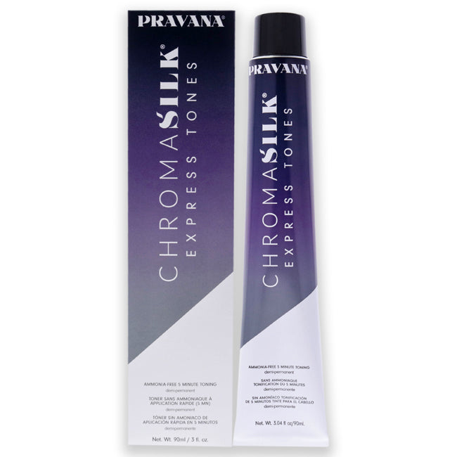 ChromaSilk Express Tones - Ash by Pravana for Unisex - 3 oz Hair Color