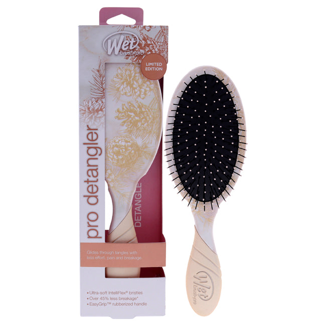 Pro Detangler Winter Frost Brush - Icy Blooms by Wet Brush for Women - 1 Pc Hair Brush (Limited Edition)