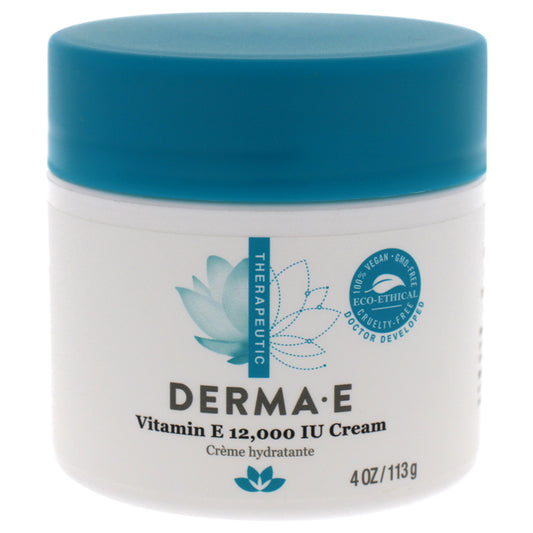 Vitamin E 12000 IU Cream by Derma-E for Unisex - 4 oz Cream