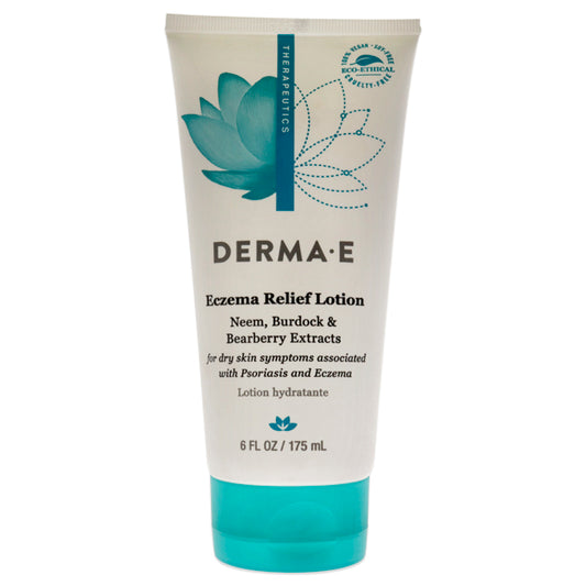 Eczema Relief Lotion - Neem, Burdock and Bearberry Extracts by Derma-E for Unisex - 6 oz Body Lotion