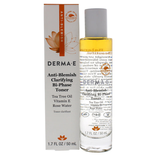 Anti-Blemish Clarifying Bi-Phase Toner by Derma-E for Unisex - 1.7 oz Treatment