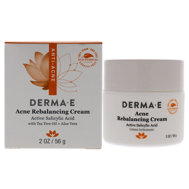 Acne Rebalancing Cream by Derma-E for Unisex - 2 oz Cream