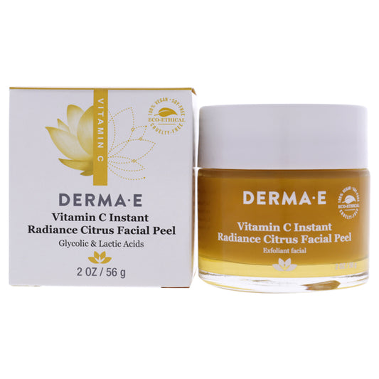 Vitamin C Instant Radiance Citrus Facial Peel by Derma-E for Unisex - 2 oz Facial Peel