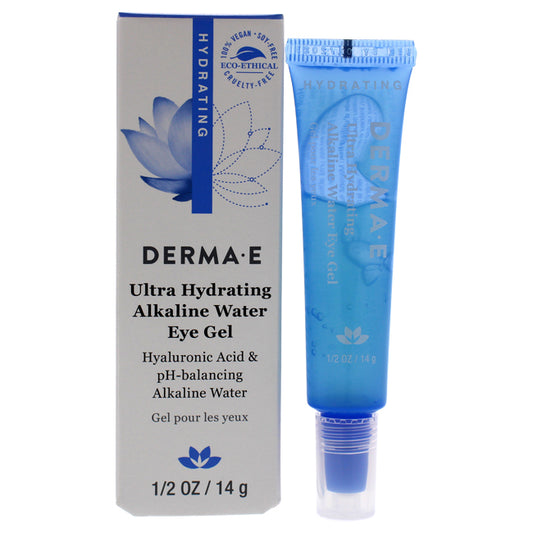 Ultra Hydrating Alkaline Water Eye Gel by Derma-E for Unisex - 0.5 oz Gel