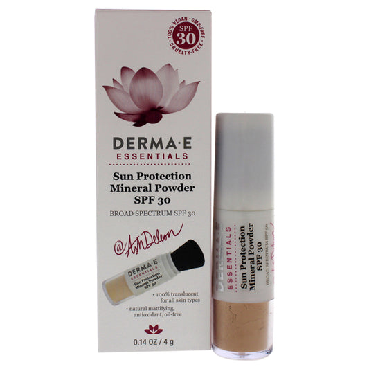 Sun Protection Mineral Powder SPF 30 by Derma-E for Unisex - 0.14 oz Sunscreen