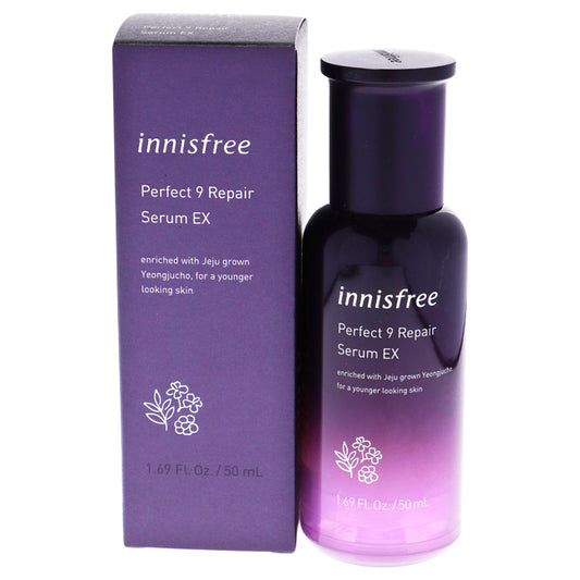 Perfect 9 Repair Serum Ex by Innisfree for Unisex - 1.69 oz Serum