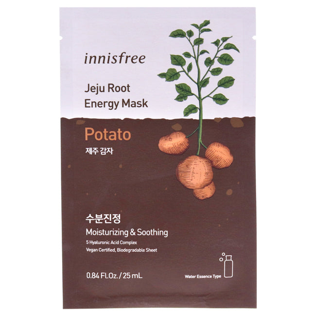 Jeju Root Energy Mask - Potato by Innisfree for Unisex - 0.84 oz Mask
