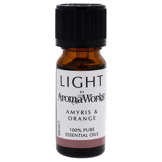 Light Essential Oil - Amyris and Orange by Aromaworks for Unisex - 0.33 oz Oil