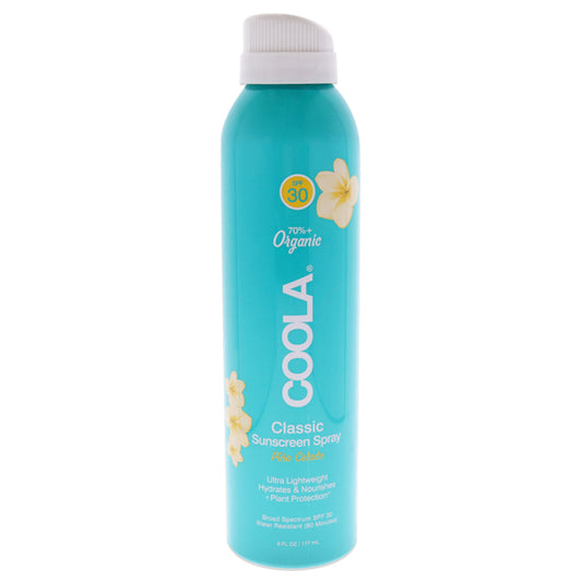 Classic Body Organic Sunscreen Spray SPF 30 - Pina Colada by Coola for Unisex - 6 oz Sunscreen