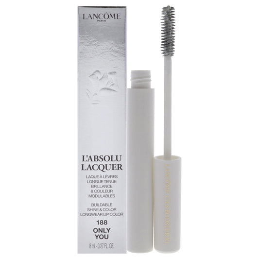 LAbsolu Lacquer Longwear Lip Color - 188 Only You by Lancome for Women - 0.27 oz Lipstick