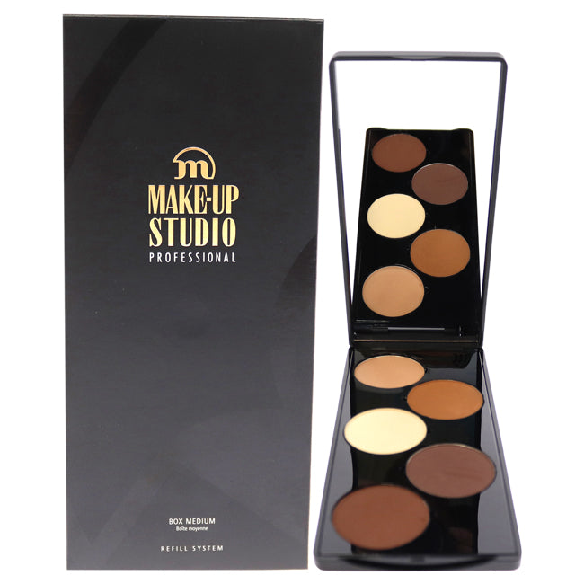 Shaping Box Powder - Dark by Make-Up Studio for Women - 0.55 oz Highlighter