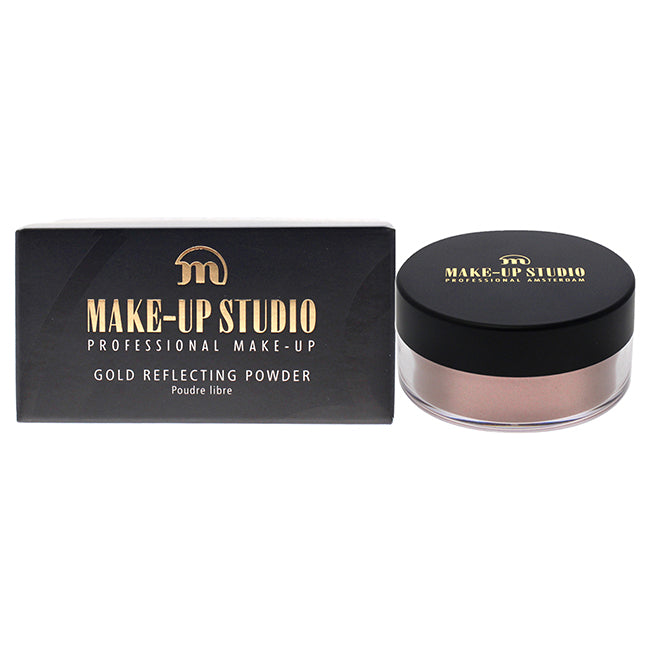 Gold Reflecting Powder Highlighter - Golden Pink by Make-Up Studio for Women - 0.52 oz Highlighter