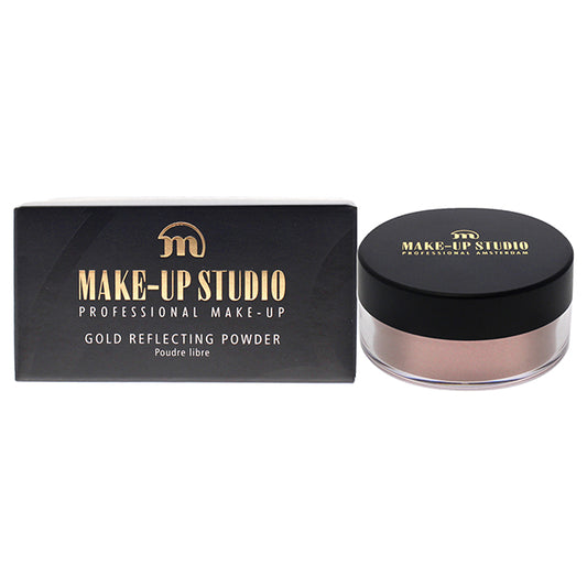 Gold Reflecting Powder Highlighter - Golden Pink by Make-Up Studio for Women - 0.52 oz Highlighter