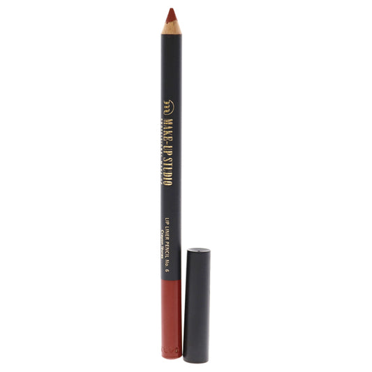 Lip Liner Pencil - 6 Warm Brown-Red by Make-Up Studio for Women - 0.04 oz Lip Liner