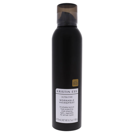 Ultra Fine Workable Hairspray by Kristin Ess for Unisex - 6.7 oz Hair Spray