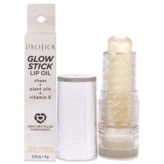Glow Stick Lip Oil - Clear Sheer by Pacifica for Women - 0.14 oz Lip Oil