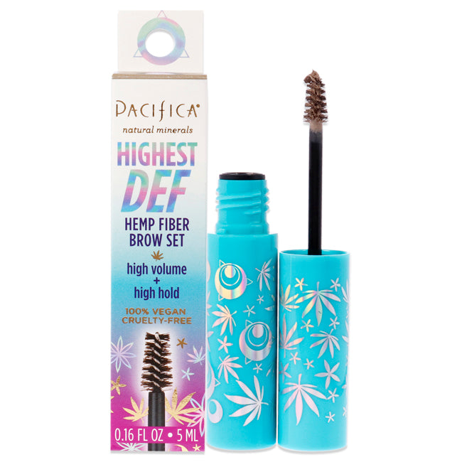 Highest Def Hemp Fiber Brow Set - 1 Light by Pacifica for Women - 0.16 oz Eyebrow Gel