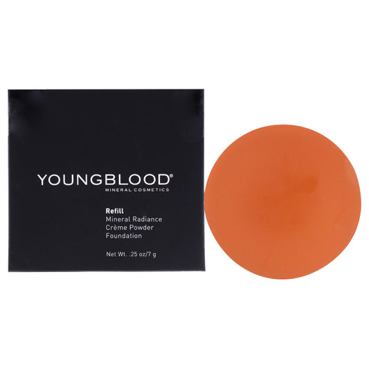 Mineral Radiance Creme Powder Foundation - Rose Beige by Youngblood for Women - 0.25 oz Foundation(Refill)
