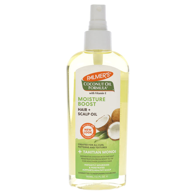 Coconut Oil Moisture Boost Hair and Scalp Oil by Palmers for Unisex - 5.1 oz Hair Spray