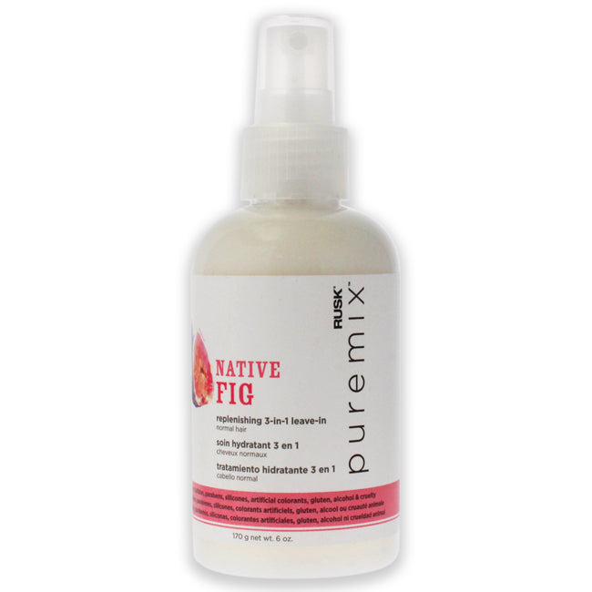 Puremix Native Fig Replenishing 3-In-1 Leave-In by Rusk for Unisex - 6 oz Treatment