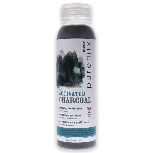 Puremix Activated Charcoal Purifying Conditioner by Rusk for Unisex - 12 oz Conditioner