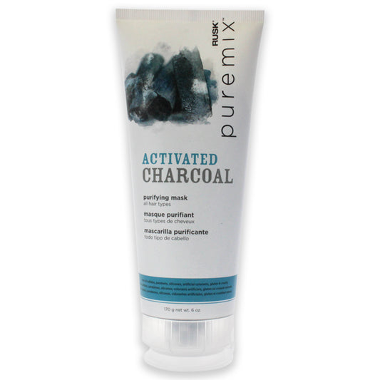 Puremix Activated Charcoal Purifying Mask by Rusk for Unisex - 6 oz Mask