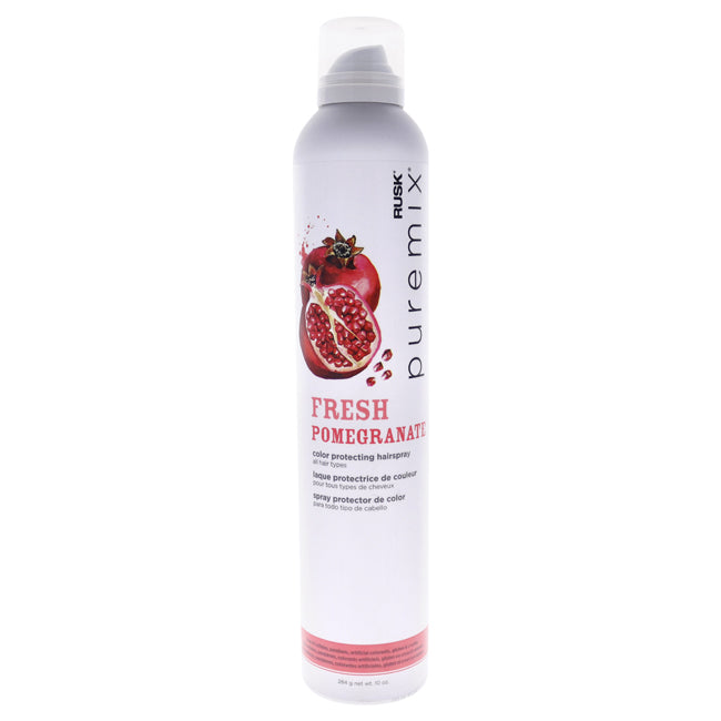 Puremix Fresh Pomegranate Color Protecting Hairspray by Rusk for Unisex - 10 oz Hair Spray