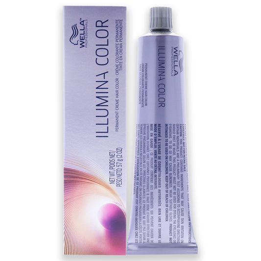Illumina Color Permanent Creme Hair Color - 8 93 Light Blonde - Ash Gold by Wella for Unisex - 2 oz Hair Color