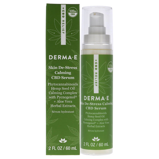 Skin De-Stress Calming CBD Serum by Derma-E for Unisex - 2 oz Serum