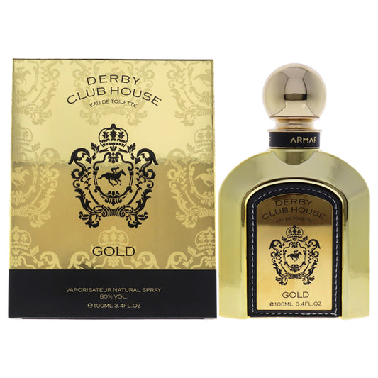 Derby Club House Gold by Armaf for Men - 3.4 oz EDT Spray