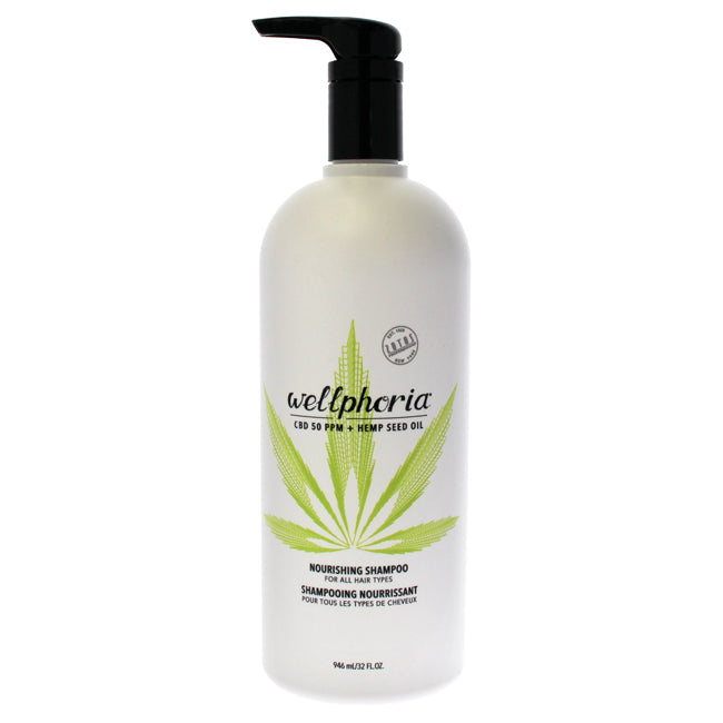 Wellphoria CBD Nourishing Shampoo by Zotos for Unisex - 32 oz Shampoo