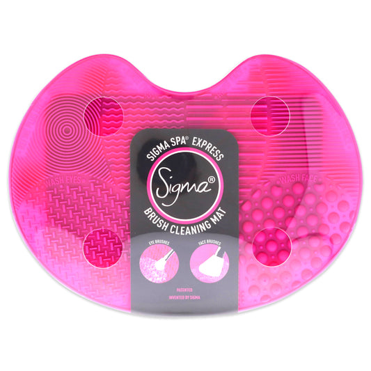 Sigma Spa Express Brush Cleaning Mat - Pink by SIGMA Beauty for Women - 1 Pc Brush Cleaner