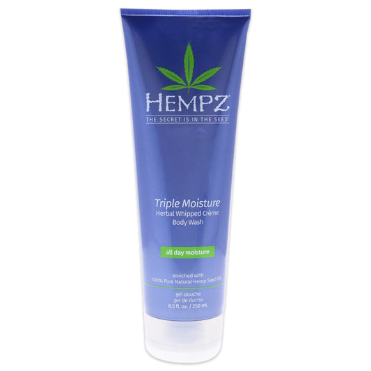 Triple Moisture Whipped Creme Body Wash by Hempz for Unisex - 8.5 oz Body Wash