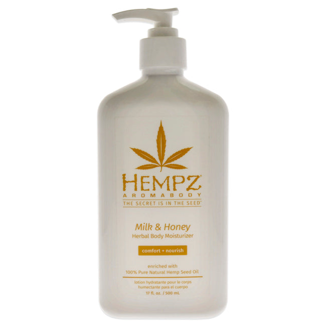 AromaBody Milk and Honey Herbal Body Moisturizer by Hempz for Unisex - 17 oz Moisturizer