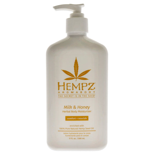 AromaBody Milk and Honey Herbal Body Moisturizer by Hempz for Unisex - 17 oz Moisturizer
