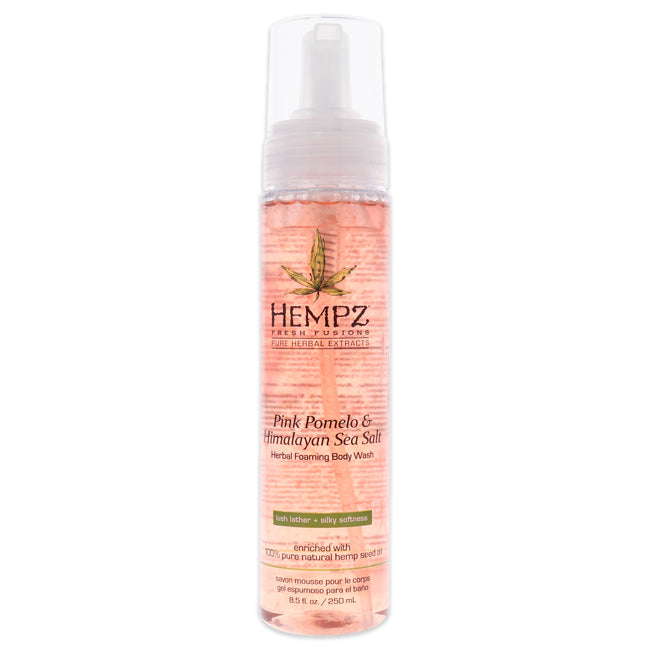 Fresh Fusions Pink Pomelo and Himalayan Sea Salt Herbal Foaming Body Wash by Hempz for Unisex - 8.5 oz Body Wash