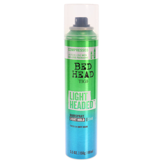 Bed Head Lightheaded Light Hold Hairspray by TIGI for Unisex - 5.5 oz Hair Spray