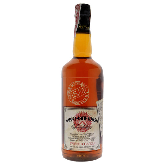 Man Made Wash - Sweet Tobacco by 18.21 Man Made for Men - 32 oz 3-In-1 Shampoo, Conditioner and Body Wash