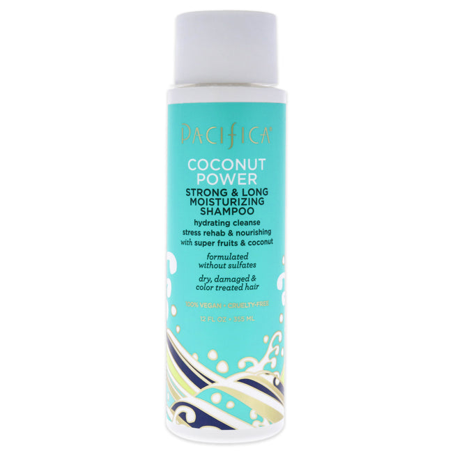 Strong and Long Moisturizing Shampoo - Coconut Power by Pacifica for Unisex - 12 oz Shampoo