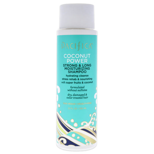 Strong and Long Moisturizing Shampoo - Coconut Power by Pacifica for Unisex - 12 oz Shampoo