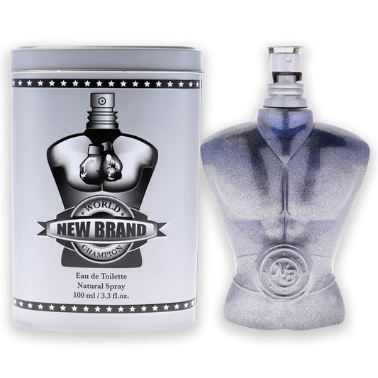 World Champion Grey by New Brand for Men - 3.3 oz EDT Spray