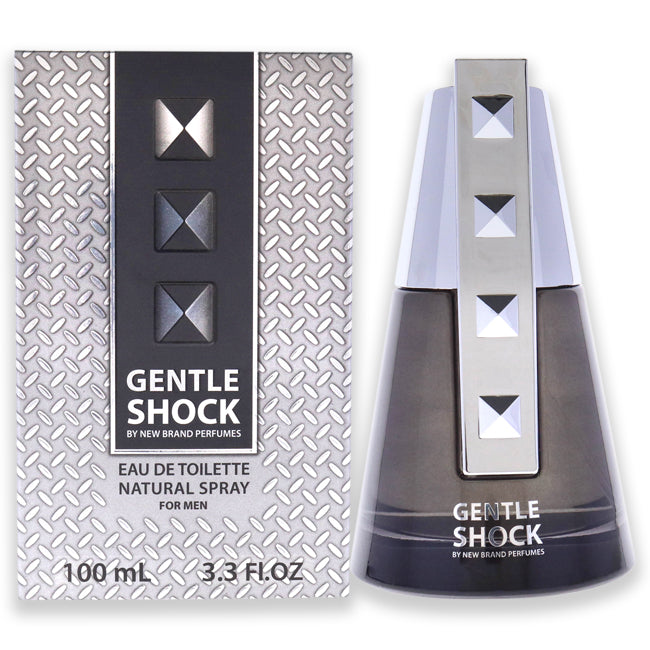 Gentle Shock by New Brand for Men - 3.3 oz EDT Spray