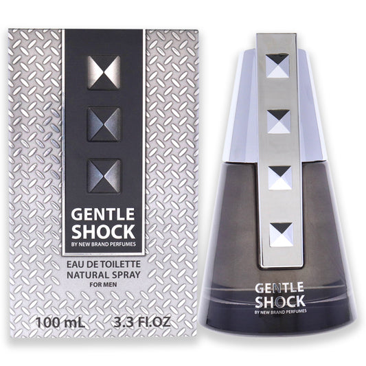 Gentle Shock by New Brand for Men - 3.3 oz EDT Spray