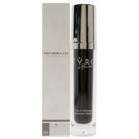 Night Cream A E and C by Tyro for Unisex - 2.03 oz Cream