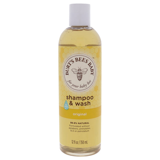 Baby Bee Shampoo and Wash Original by Burts Bees for Kids - 12 oz Shampoo and Body Wash