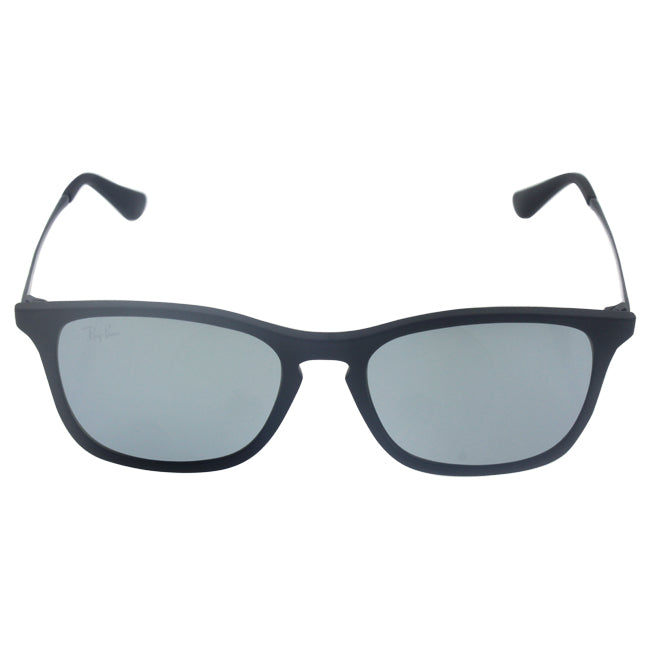 Ray Ban RJ 9061S 7005-30 - Rubber Black-Green Silver by Ray Ban for Kids - 49-15-130 mm Sunglasses