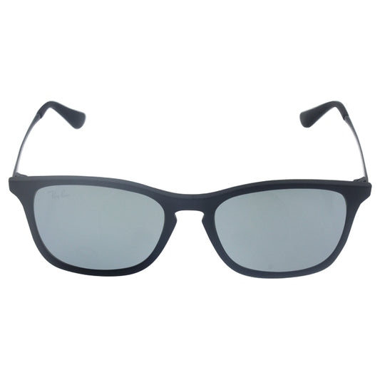 Ray Ban RJ 9061S 7005-30 - Rubber Black-Green Silver by Ray Ban for Kids - 49-15-130 mm Sunglasses